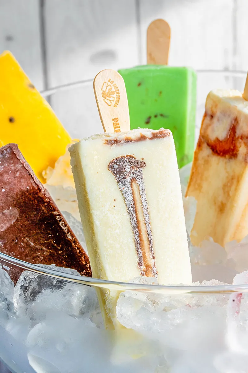 Paletas La Paleteria nas embalagens oficiais